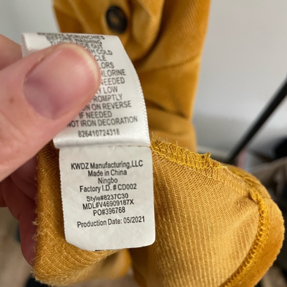 Knitworks XXL-plus gold mustard dress minimal 70s corduroy spring summer - Picture 9 of 13